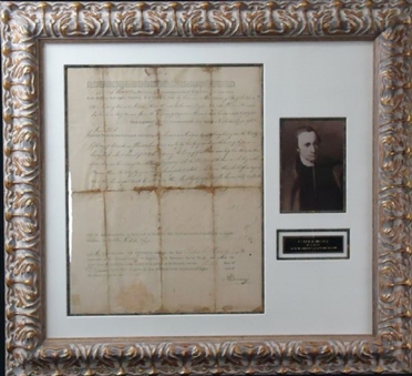 1786 Patrick Henry Signed Document as Governor Of Virginia 